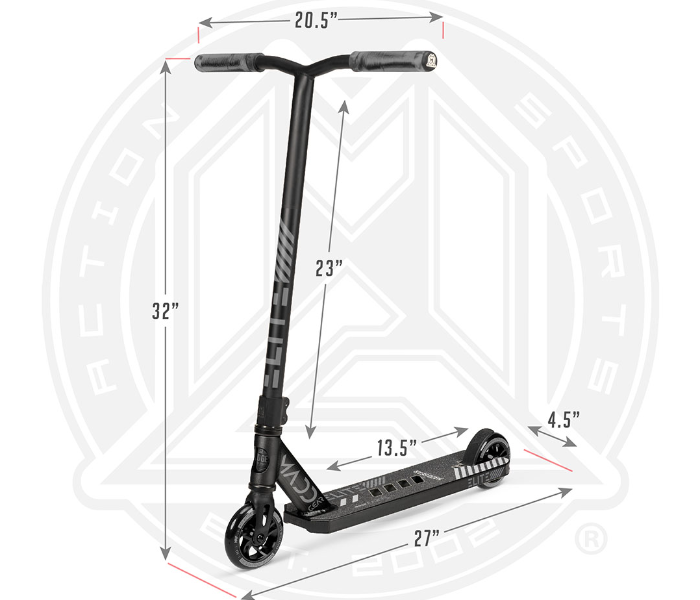 Maddgear MG Carve Elite Scooter -Black Matt - Zoom Image 1