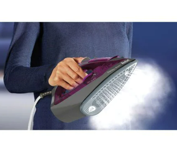 Tefal FV2843 2600w Powerful And Stylish Steam Iron Express Steam - Lilac  - Zoom Image 4