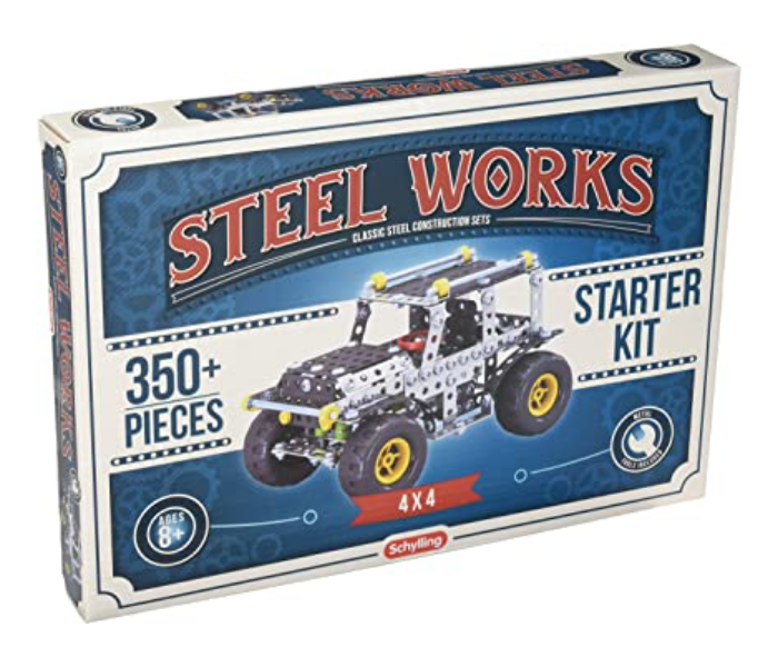 Schylling STW4 Fun And Challenging Building Set 4X4 Vehicle-Steel Works - Zoom Image