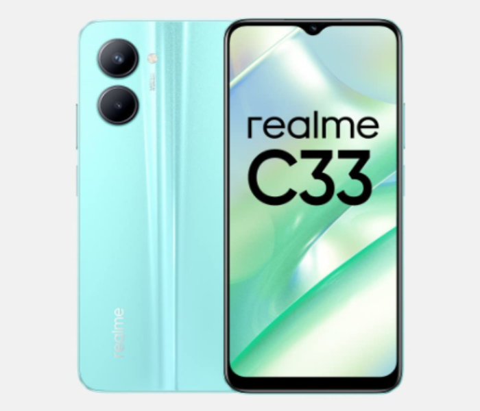 Realme C33 4GB RAM 64GB 4G Smartphone - Aqua Blue - Zoom Image 1