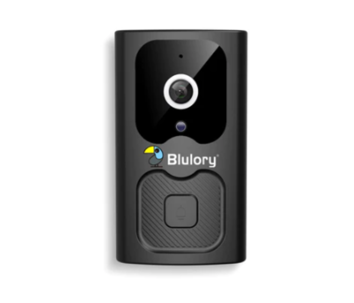 Blulory X6 Wireless Doorbell with HD Video Technology and Smart Motion System - Black - Zoom Image 1