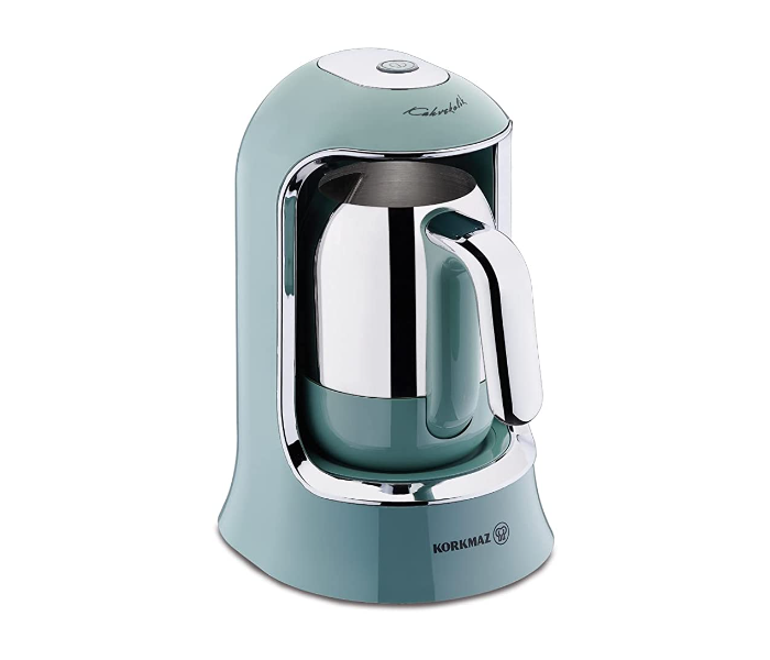 Korkmaz A860-04 Stylish And Functional Kahvekolik Coffee Maker Turquoise - Zoom Image 4