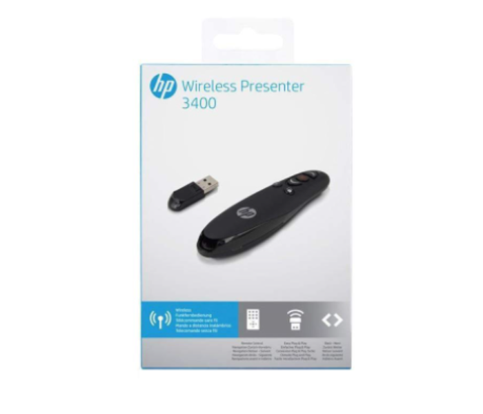 HP Wireless Presenter 3400 - Black - Zoom Image 4