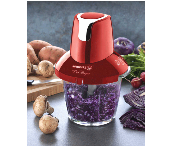 Korkmaz A460-01 HighQuaity Pro Magic Food Processor - Red - Zoom Image 4