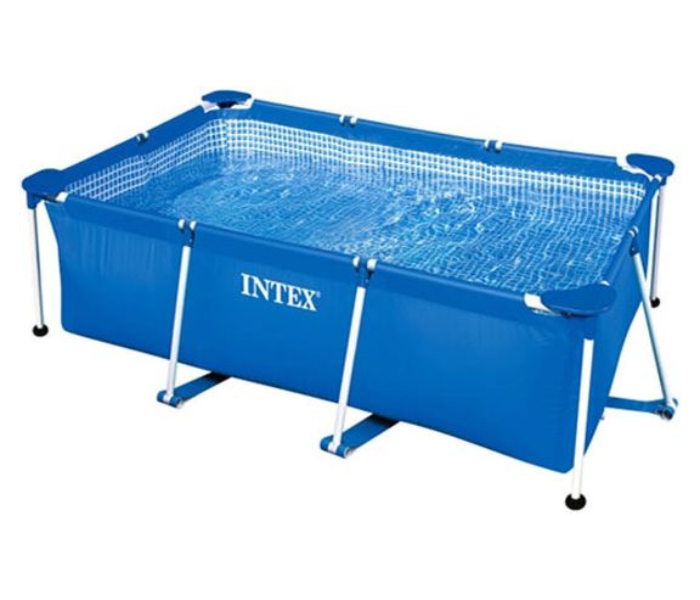 Intex 28271 Refreshing Way to Beat The Heat Metal Frame Small Family Rectangular Swimming Pool Outdoor - Zoom Image 3