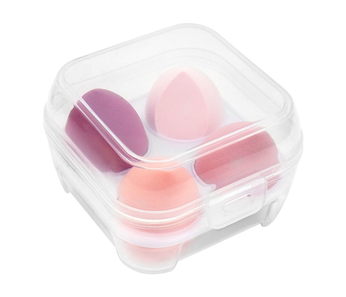 IN4S MKUPP4 Soft and Flawless 4 Set Makeup Sponge Foundation -Pink - Zoom Image 1