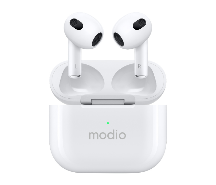 Modio ME12 Wireless Bluetooth Headset - White - Zoom Image 3