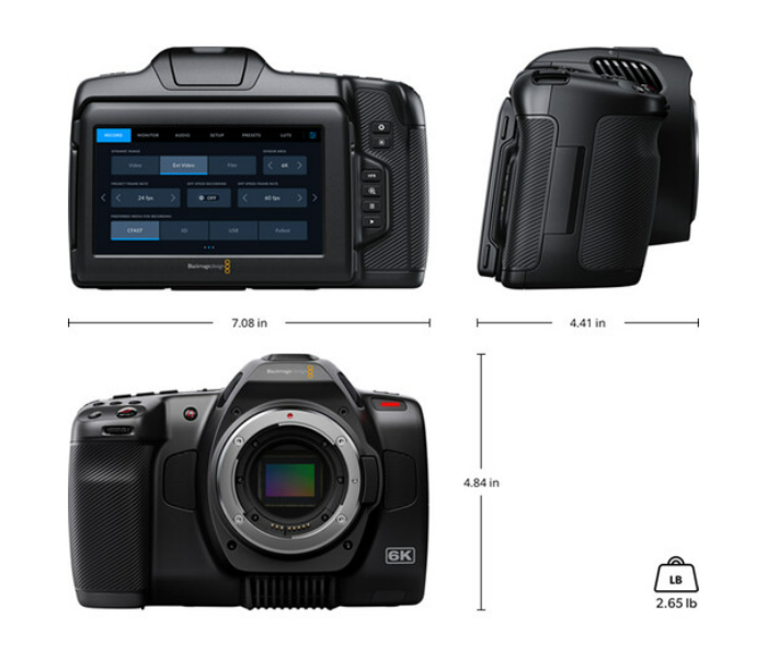 Blackmagic Pocket Cinema Camera 6K G2 - Black - Zoom Image 9