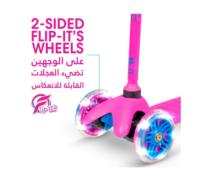 Maddgear Zycom Zinger 3 Way Adjustable Bar Scooter -Pink Blue - Zoom Image 3