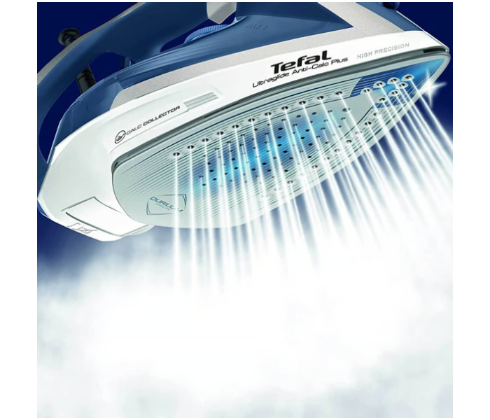 Tefal FV5820G0  2800W High Quality Steam Iron Ultraglide Gamay Silver - White and Blue - Zoom Image 2