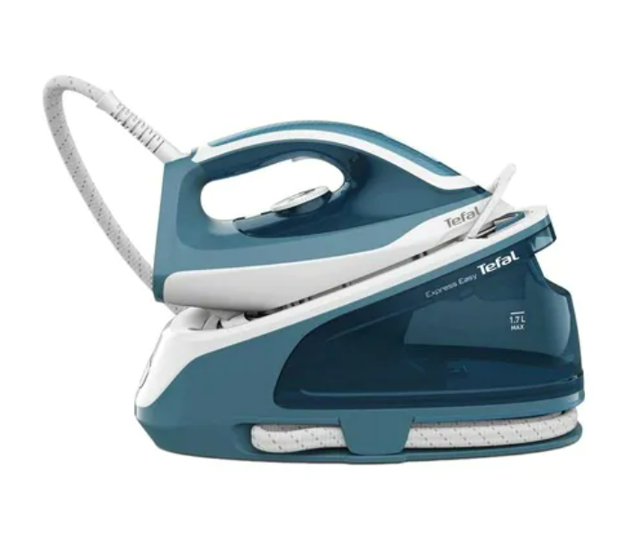 Tefal SV6131 2200W Easy And Efficient Steam Iron Without Boiler Express Easy - White and Aqua - Zoom Image 2