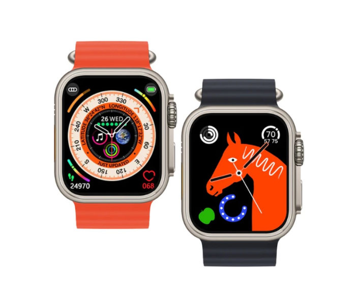 Blulory Glifo 8 Ultra Pro Smart Watch - Orange - Zoom Image 3