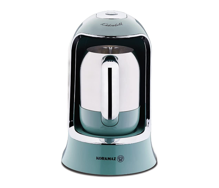 Korkmaz A860-04 Stylish And Functional Kahvekolik Coffee Maker Turquoise - Zoom Image 1