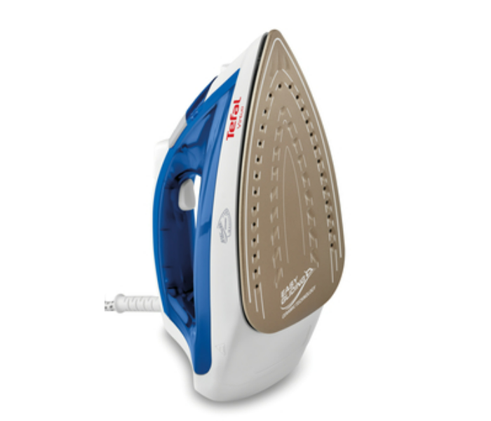 Tefal FV1734 1800 Watts High Quality Steam Iron Eco Master Ceramic  - White and Blue - Zoom Image 2