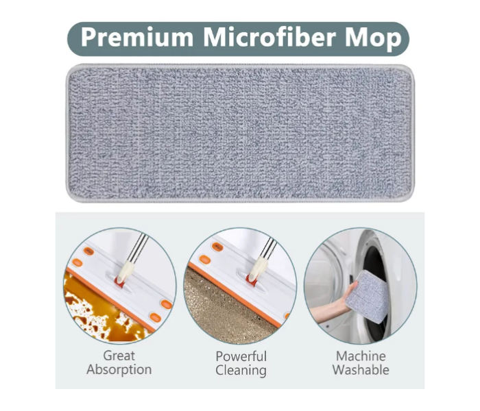 Home Rotatable Dry Wet Floor Mop Household Cleaning  - Zoom Image 4