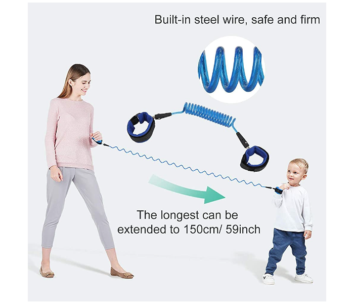 Safety Child Anti Lost Wrist Strap Walking Hand Belt For Kids - Zoom Image 5