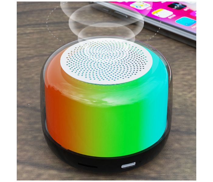 GT Mini Bluetooth RGB Led Compact pocket travel Speaker - Zoom Image 2