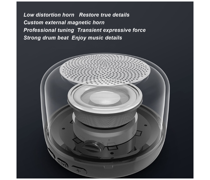 GT Mini Bluetooth RGB Led Compact pocket travel Speaker - Zoom Image 5