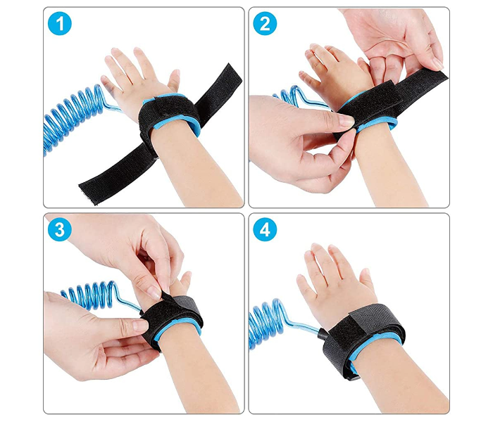 Safety Child Anti Lost Wrist Strap Walking Hand Belt For Kids - Zoom Image 7