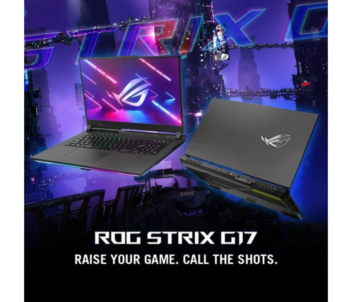 ASUS ROG STRIX G713PI-LL032W | 17.3" Inch WQHD AMD RYZEN 9 7945HX 240Hz, Processor 32GB RAM 1TB SSD 8GB NVIDIA RTX 4070 Graphics Windows 11 Home With Eng-Arb K/B, - Grey - Zoom Image 2