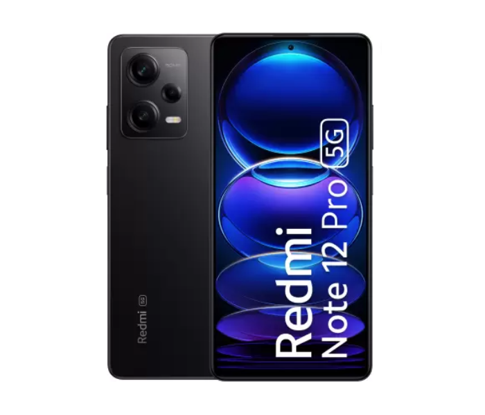 Xiaomi Redmi Note 12 Pro 5G 8GB RAM 256GB with 120Hz Pro AMOLED and MediaTek Dimensity 1080 - Midnight Black   - Zoom Image 1