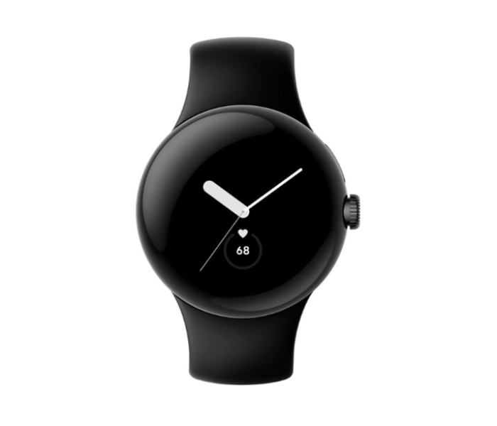 Google Pixel Watch 41mm with Matte Black Stainless Steel case and Obsidian Active band WiFi - Zoom Image 2