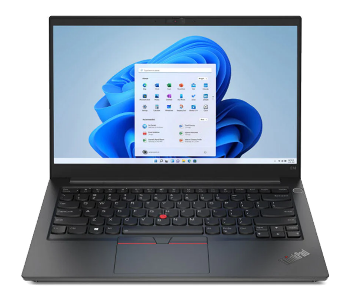 Lenovo 21E300BFGR ThinkPad E14 Gen4 Intel Core i7-1255U Processor 14 Inch FHD IPS 8GB DDR4 512GB SSD 2GB NVIDIA GeForce MX550 Graphics Arabic English Keyboard - Black - Zoom Image 3