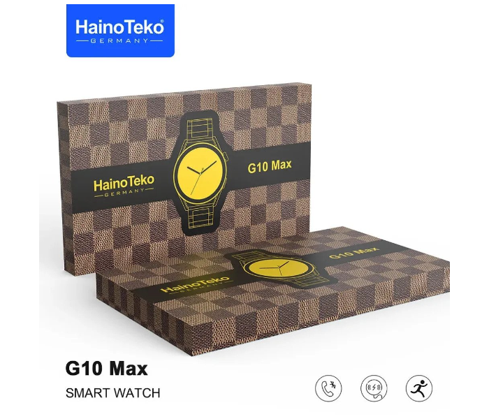 Haino Teko G10 Max Golden Edition Smart Watch With 3 Straps - Zoom Image 2