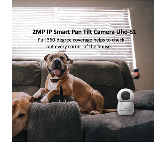 Uniarch Smart Pan & Tilt Camera Uho-S1 - White - Zoom Image 4