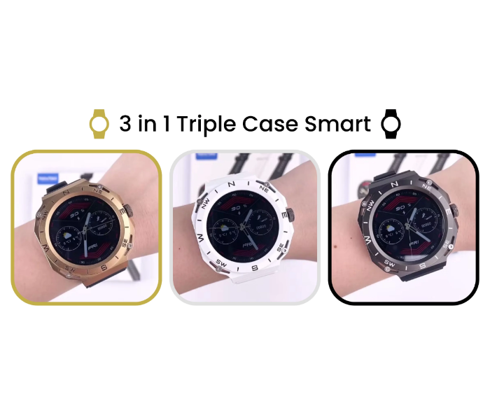 Haino Teko RW-31 3 in 1 Triple Case Smart Watch - Zoom Image 1