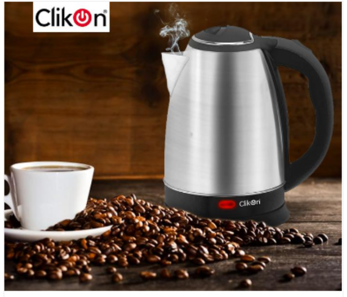 Clikon CK5125 1.8L Stainless Steel Electric Kettle - Silver - Zoom Image 1