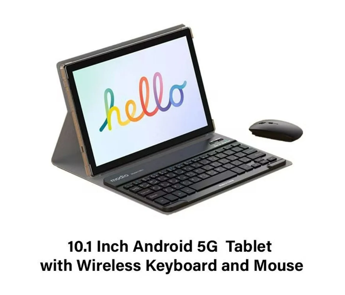 Modio M27 5G Android Tablet PC 10.1 Inch 8GB RAM 256GB ROM Dual Sim with Wireless Keyboard and Mouse  - Zoom Image 3