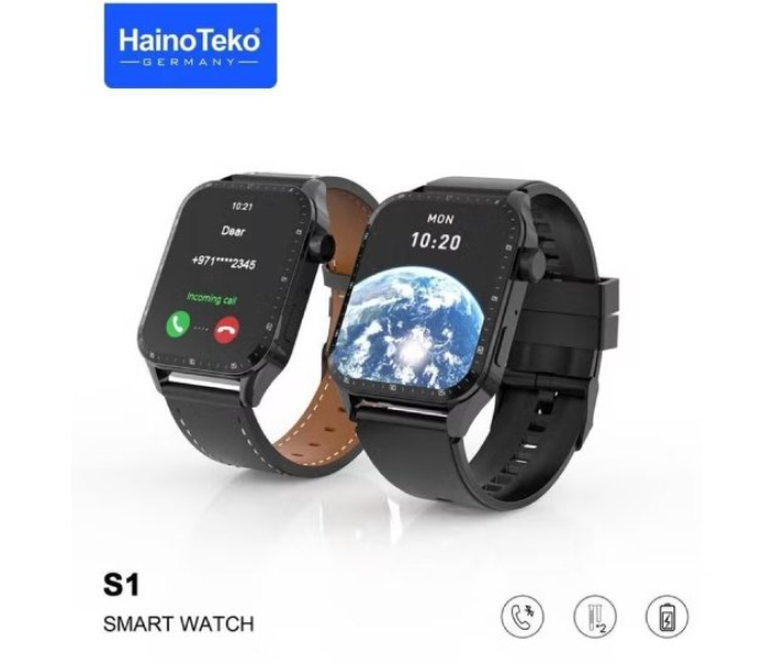 Haino Teko S1 Smart Watch With 2 Straps And Wireless Magnetic Charger - Zoom Image 4