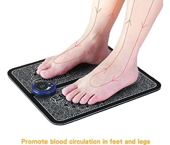 Mechanical Plastic EMS Automatic Foot Massager - Black  - Zoom Image 4