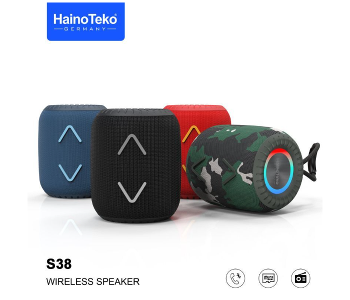 Haino Teko S38 Wireless Speaker - Black - Zoom Image 2