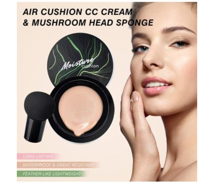 GT Waterproof CC Cream Mushroom Head Makeup Brush for Mature Skin Moisturizing Concealer Brighten Long-Lasting Even Skin Tone for All Skin Types - Zoom Image 2