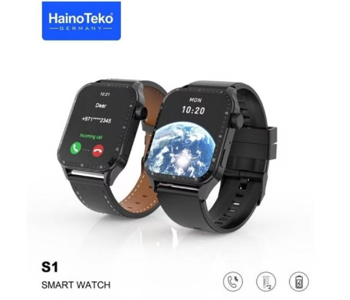 Haino Teko S1 Smart Watch With 2 Straps And Wireless Magnetic Charger - Zoom Image 1