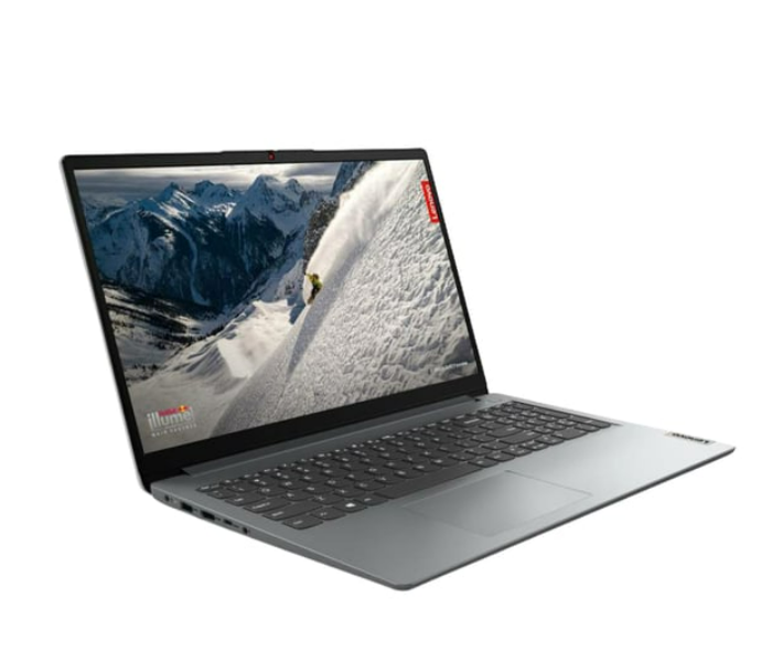  Lenovo IdeaPad 1 82VG007NAX 15.6inch HD AMD Ryzen 5-7520U Processor  8GB RAM 512GB SSD AMD Radeon 610M Graphics Windows 11 Home  English & Arabic - Grey  - Zoom Image 2