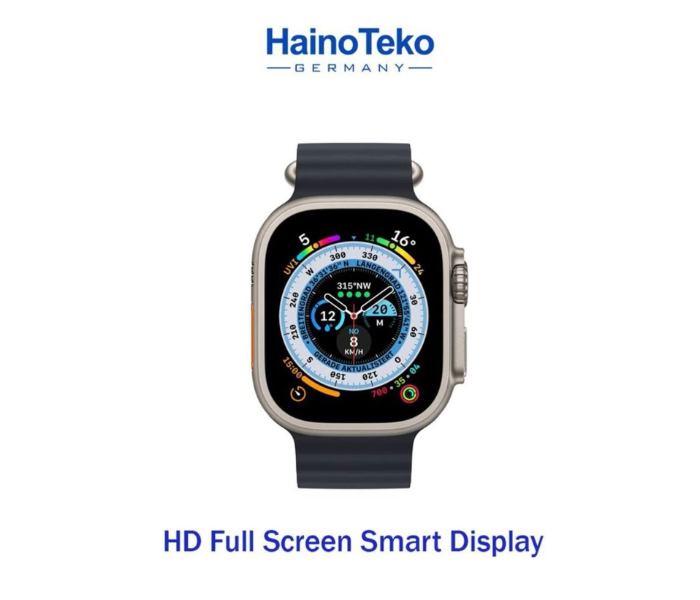 Haino Teko GP8 Smart Watch Ultra with 2 Set Straps and Bluetooth Wireless Earphone Combo - Zoom Image 4