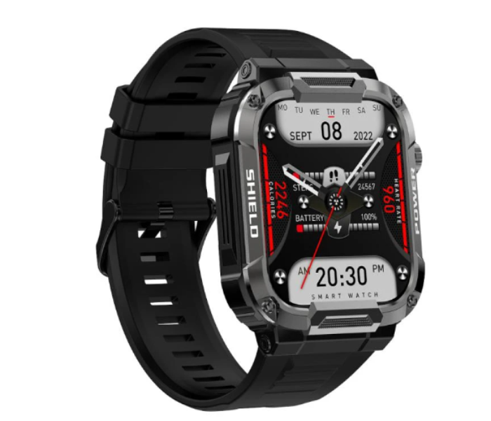 MK66 Rugged Bluetooth Phone Call Sports Wireless Charging HD Display Smart watch For Men - Zoom Image 6