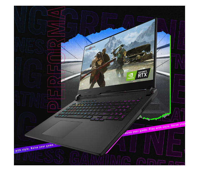 ASUS ROG STRIX G713PI-LL032W | 17.3" Inch WQHD AMD RYZEN 9 7945HX 240Hz, Processor 32GB RAM 1TB SSD 8GB NVIDIA RTX 4070 Graphics Windows 11 Home With Eng-Arb K/B, - Grey - Zoom Image 7