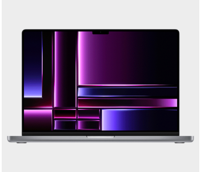 Apple MacBook Pro MPHE3 LL/A 2023 14 Inch with M2 Pro 10-Core CPU 16-Core GPU 16GB RAM 512GB SSD English Keyboard - Gray - Zoom Image 3