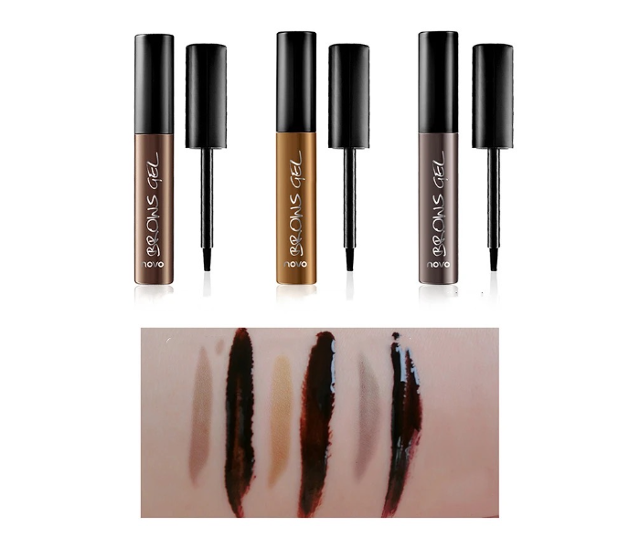 Highly pigmented and long-lasting Waterproof Eyebrow Peel Off And Tatoo Tint Gel With Shades - Black - Zoom Image 2