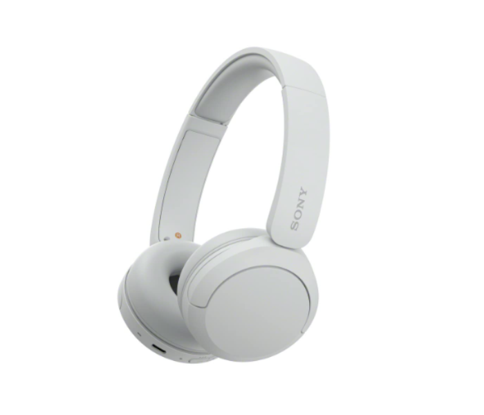 Sony WH-CH520 Wireless On-Ear Bluetooth Headphones with Mic - White - Zoom Image 1