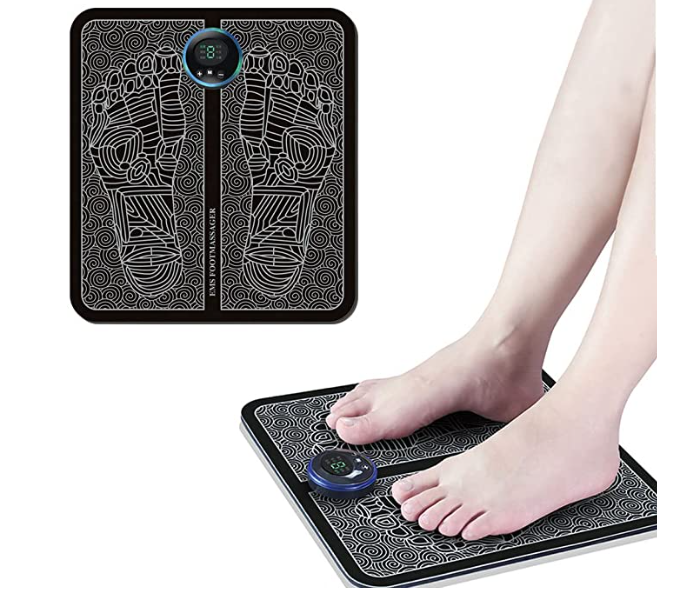 Mechanical Plastic EMS Automatic Foot Massager - Black - B - Zoom Image 1