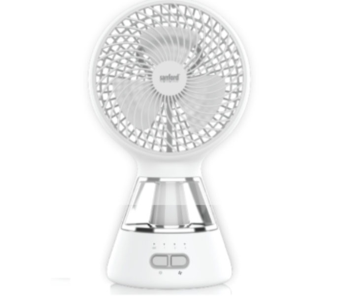 Sanford SF6663MFN 1500mAh Rechargeable Multifunctional Table Fan- White A - Zoom Image