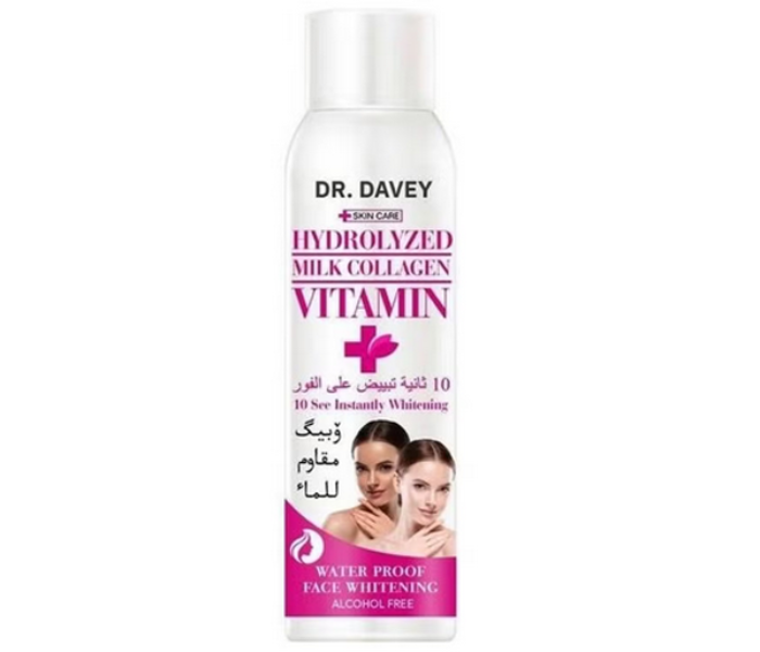 Dr.Davey Instant Face Body Whitening Hydrolyzed Milk Collagen Vitamin Spray - B - Zoom Image 3