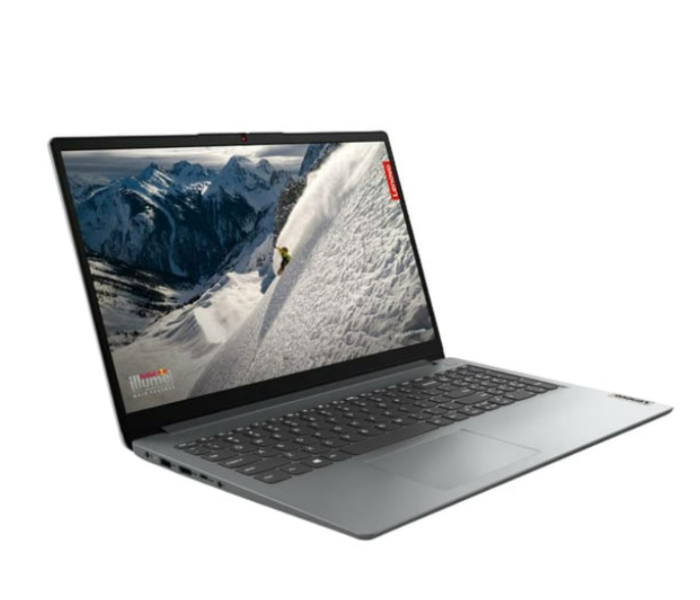  Lenovo IdeaPad 1 82VG00DNAX 15.6inch HD AMD Ryzen 5-7520U Processor 8GB RAM 512GB SSD AMD Radeon 610M Graphics Windows 11 Home English & Arabic - Grey - Zoom Image 2