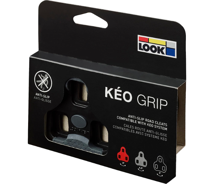 KBY KEOBLK Look Keo Grip 0 Degree Float Road Bike Pedal Cleats Attachment - Black - Zoom Image