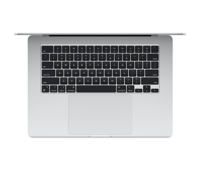 Apple Macbook Air MQKR3 2023 15 Inch M2 Chip 8GB RAM 256GB SSD English Keyboard - Silver - Zoom Image 3